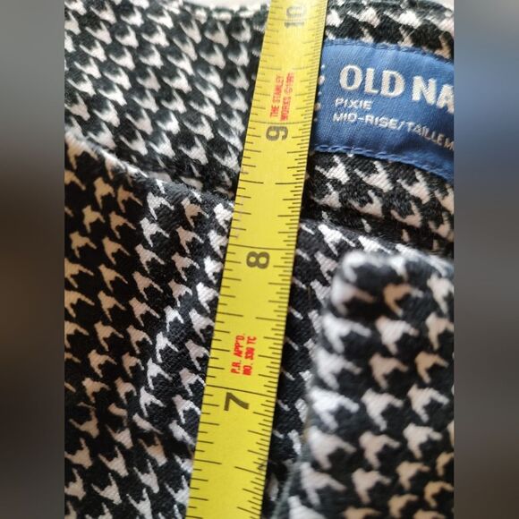 Old Navy Women's Pixie Midrise houndstooth dress Pants.  EUC. Size 2 - Picture 5 of 7